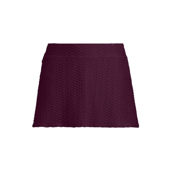 Lands End Plus Size Textured Swim Skirt control panty deep wine burgundy Various - Picture 1 of 5